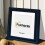 (16x16" Pic (20x20" Frame)) Square Size Black Poster Frame / Picture Frame / Wall Hanging Frame With White Mount 2