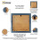 (20x20" Pic (24x24" Frame)) Square Size Grey Poster Frame / Handmade Solid Wood Frame / Picture Frame With Black Mount 3