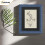 (8x6" Pic (10x8" Frame)) Grey Picture Frame / Solid Wood Frame / Wood Photo Frame With Black Mount 5