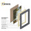 (A3 Pic (A2 Frame)) Grey Picture Frame / Solid Wood Frame / Wood Photo Frame With Ivory Mount 4