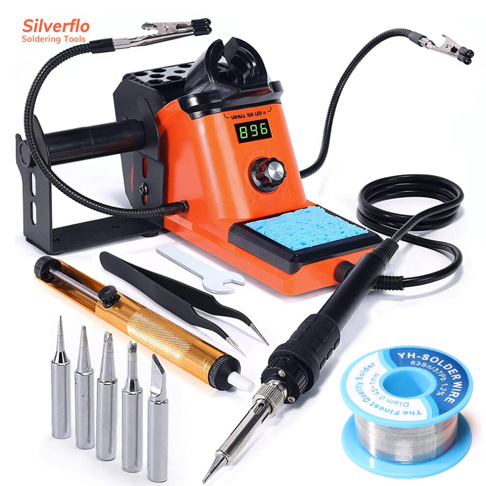 Yihua 926Led-Iii Digital Electric Soldering Iron Kit With Helping Hands 960I Adjustable Temperature Portable Soldering Station 5063131203295