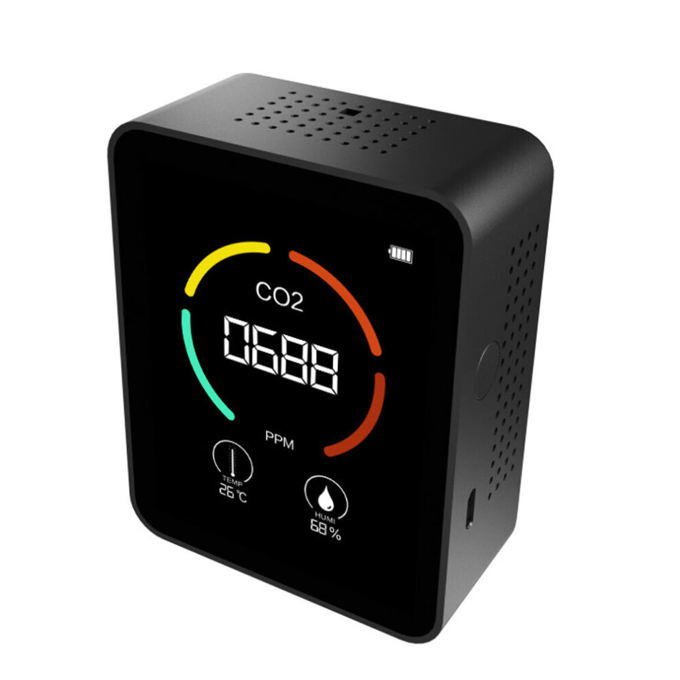 Hot Air Monitor Co2 Carbon Dioxide Detector Greenhouse Warehouse Air Quality Temperature Humidity Monitor Fast Measurement Meter 5063131274455