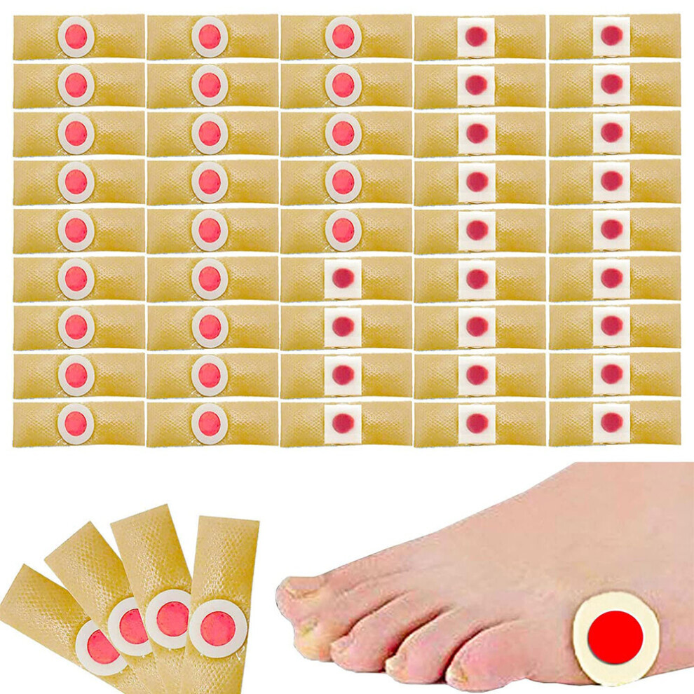 Wejoy 24Pcs Medical Corn Plaster Foot Corn Removal Warts Thorn Detox Adhesive Patches Feet Care Calluses Callosity Clavus Remove Tool
