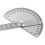 145mm stainless steel 180 protractor angle meter measuring ruler rotary mechanic tool ruler protractor 4