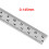 145mm stainless steel 180 protractor angle meter measuring ruler rotary mechanic tool ruler protractor 6