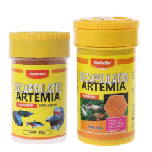 Brine Shrimp Eggs Aquarium Fish Food Feeding Healthy Nutrition Supply