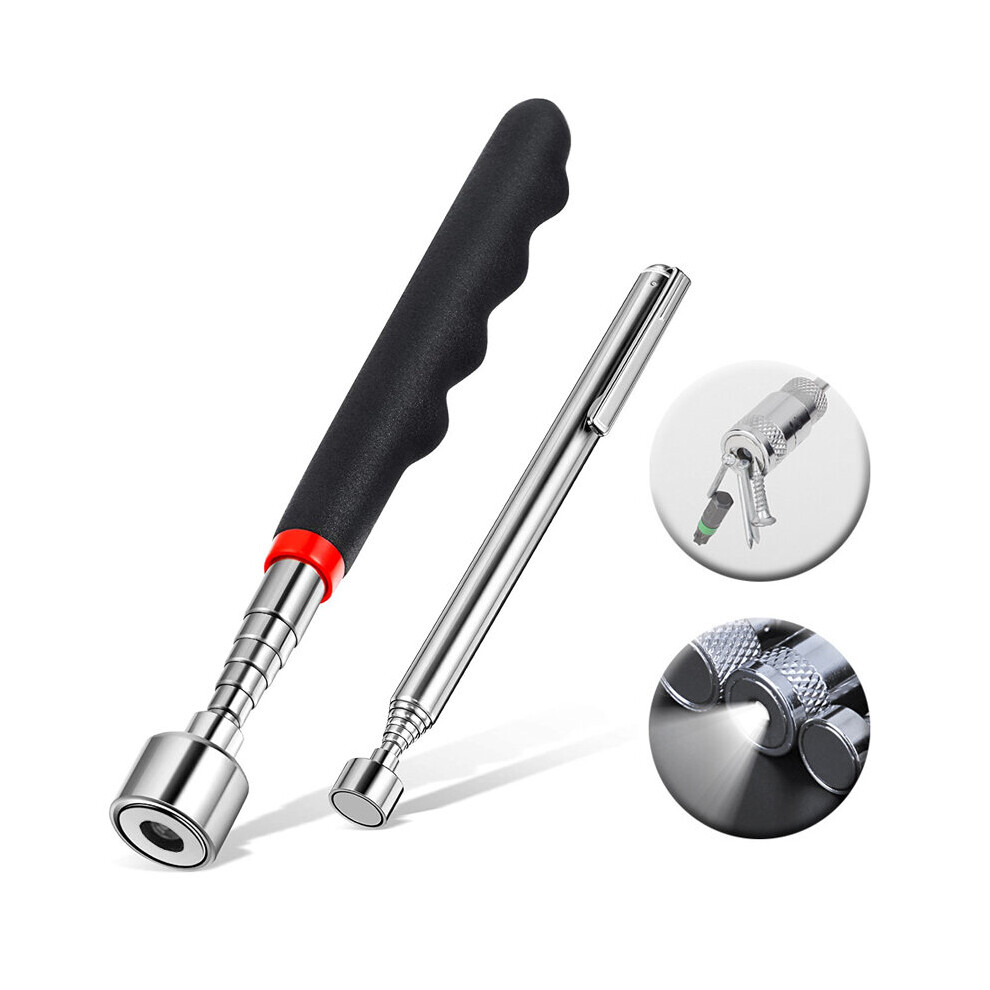 Magnetic Telescopic Pick-Up Tools Grip Led Light Adjustable Extendable Long Reach Pen Handy Tool For Picking Up Screws Nuts Bolt 5063131277869