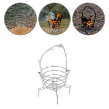 Firewood Furnace Fine Workmanship Portable Simple Installation Fire-Pit Charcoal Grill Charcoal Grill Bonfire Grill