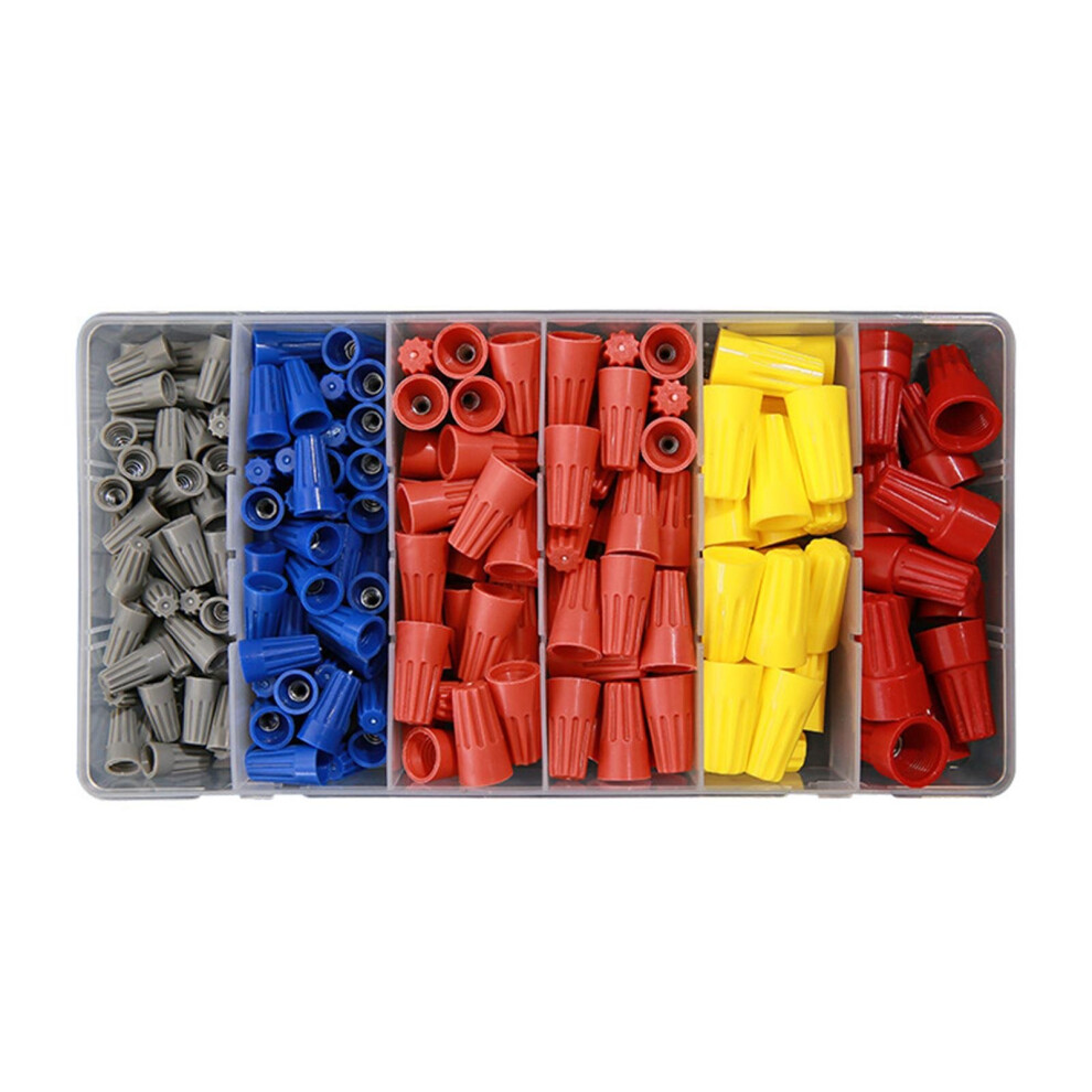 180Pcs Electrical Spring Wire Connection Screw Twist Connector Cap Insert Assortment Kit Nut Spring Cap Terminal Kit 5063131290462