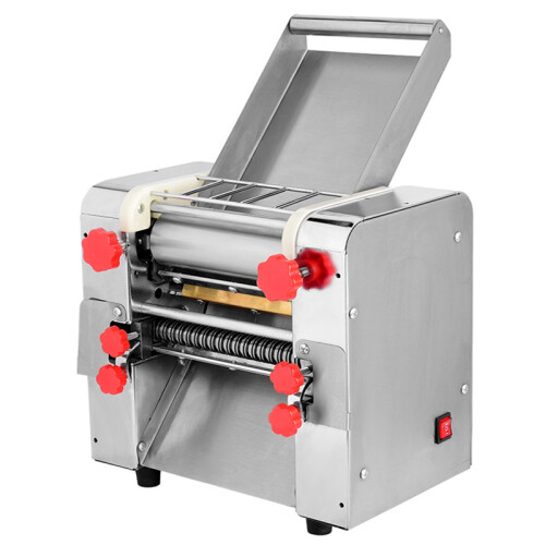 220V Pasta Machine Stainless Steel Pasta Maker Noodles Cutter Automatic Rolling Dough Machine