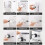 Noodle machine Multifunction dough sheeter electric pasta maker press doughing roller kneading Small dumpling wrapper machine 6