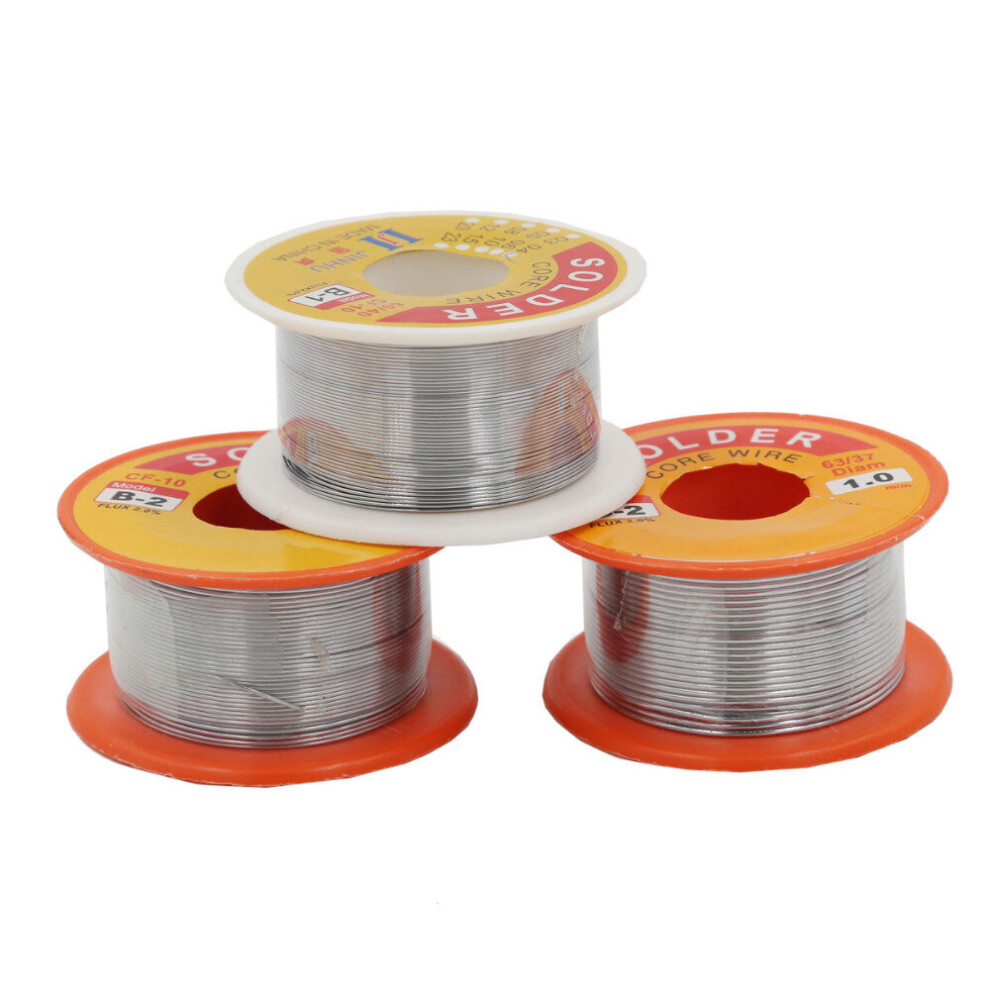 0.3/0.4/0.5/0.6/0.8/1Mm 63/37 Flux 2.0% Tin Lead Tin Wire Melt Rosin Core Solder Soldering Wire Roll 5063131203387