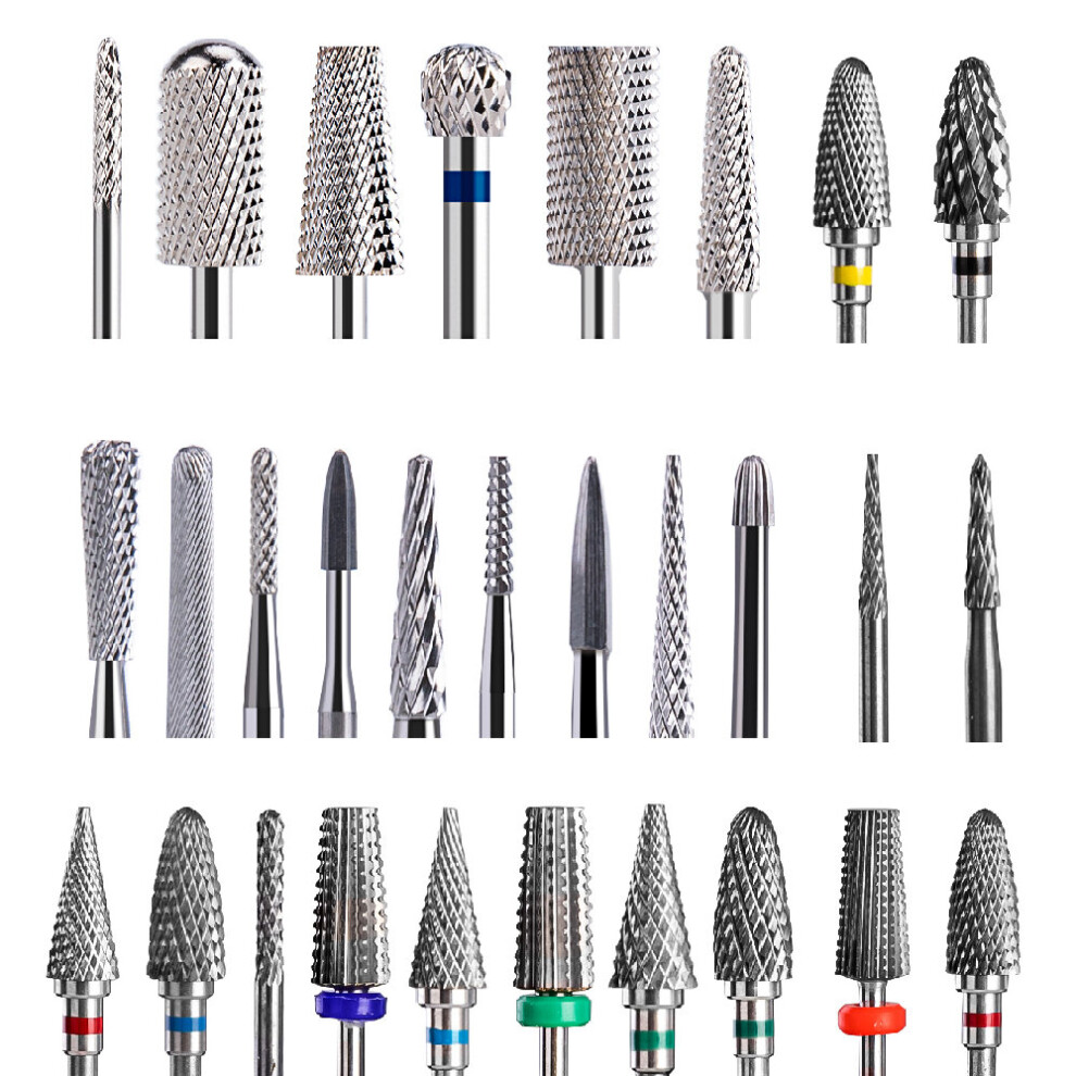 Wejoy Dmoley Tungsten Carbide Nail Drill Bit Milling Cutter For Manicure Pedicure Nail Files Buffer Nail Art Equipment Accessory Tools