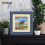 (18x18" Pic (22x22" Frame)) Square Size Grey Poster Frame / Handmade Solid Wood Frame / Picture Frame With Ivory Mount 7
