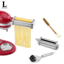 For KitchenAid artisan Pasta Roller Cutter Set Pasta Makers Pressing Machine Kitchen Noodles Cut Knife Spaghetti Fettuccine