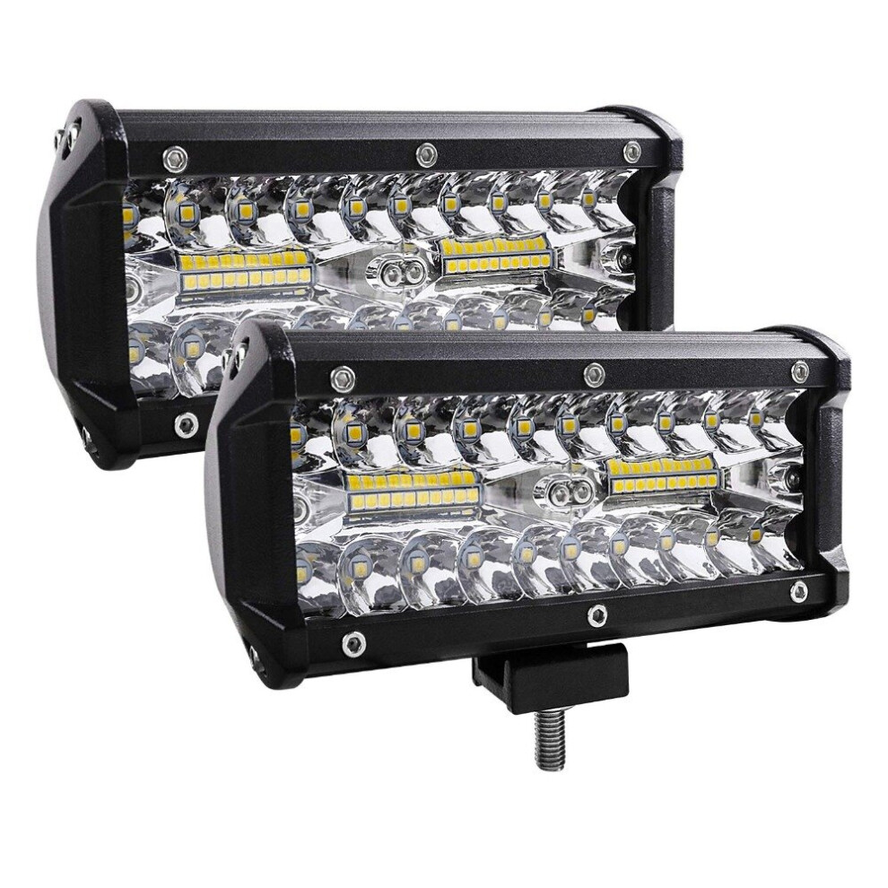 7Inch 120W Led Work Bar Combo Beam Car Driving S For Off Road Truck 4Wd 4X4 Uaz Motorcycle Ramp 12V 24V Auto Fog Lamp Light 5063131303247