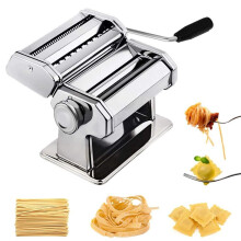 Home Noodle Pressing Machine Stainless Steel Small Pasta Maker Lasagne Spaghetti Tagliatelle Ravioli Noodle Processing Machine