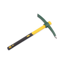 Medium Size Pickaxe Outdoor Camping Mattock Light-weight Fiberglass Handle Garden Pick Cultivating Vegetable Hand Tools