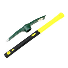 Pick Mattock Hoe with Fiberglass Handle Portable for Digging Prospecting Camping Garden Pick Hand Tools Professional