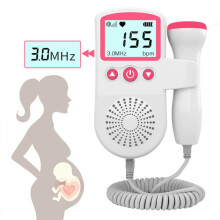 Prenatal Fetal Heart Rate Monitor Home Pregnancy Baby Sound Detector LCD Display No Radiation Doppler Upgraded 3.0 New 2022