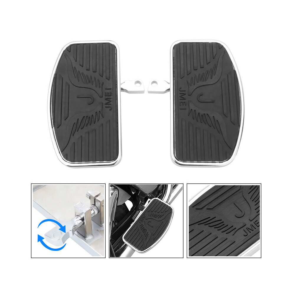 Motorcycle Rear Passenger Floorboards Footboard Foot Peg Rest Mount For Harley Sportster Xl883 1200 X48 72 Dyna Softail 02-21 5063131215502