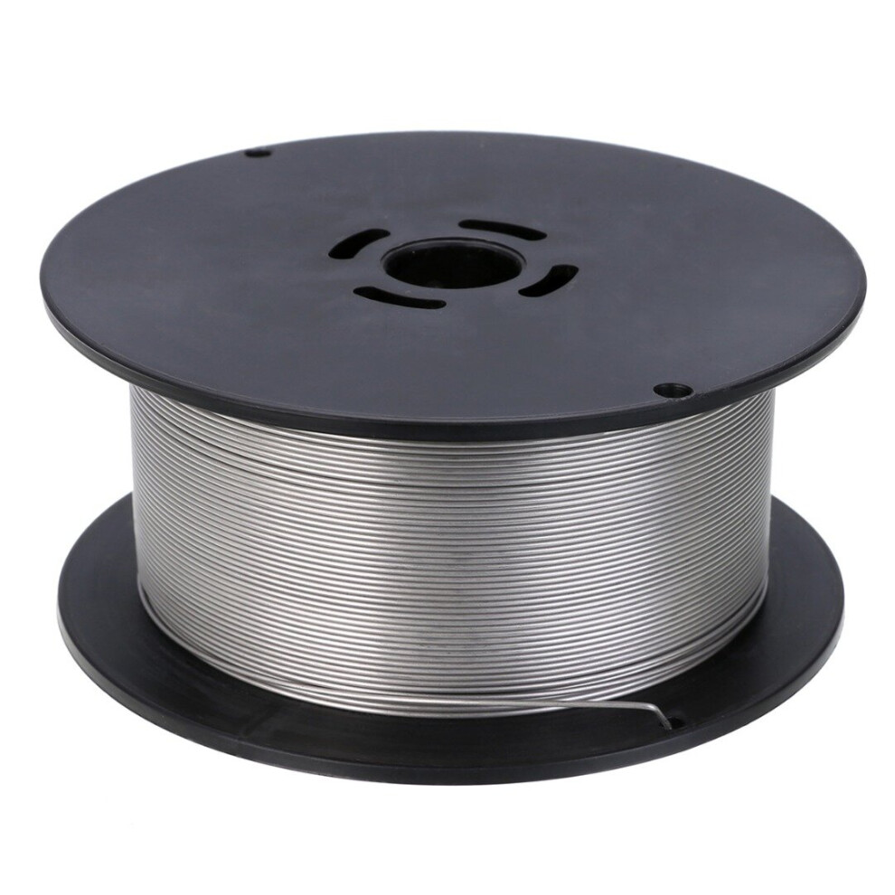 1 Roll 0.8Mm 0.035" 304 Stainless Steel Gas Flux-Cored Mig Welding Wire 1Kg Welding Accessories Silver 5063131284102