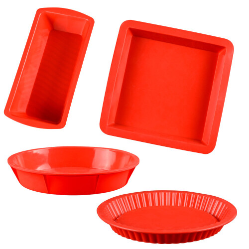 Silicone Baking Pan for Pastry Cake Mold for Baking Forms Round Rectangle Bakery Mould Pizza Loaf Bread Tray Dessert Pan Tools 1