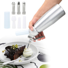 Cake Bake Tools 500ml 1000ml Cream Whipper Professional Dessert Tools Aluminium Whipped Cream Butter Dispenser