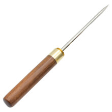 Stainless Steel Ice Pick with Wooden Handle Manual Ice Carving Tool Home Ice Crushers Ice Cone Bar Bartender Tool Kitchen Tool