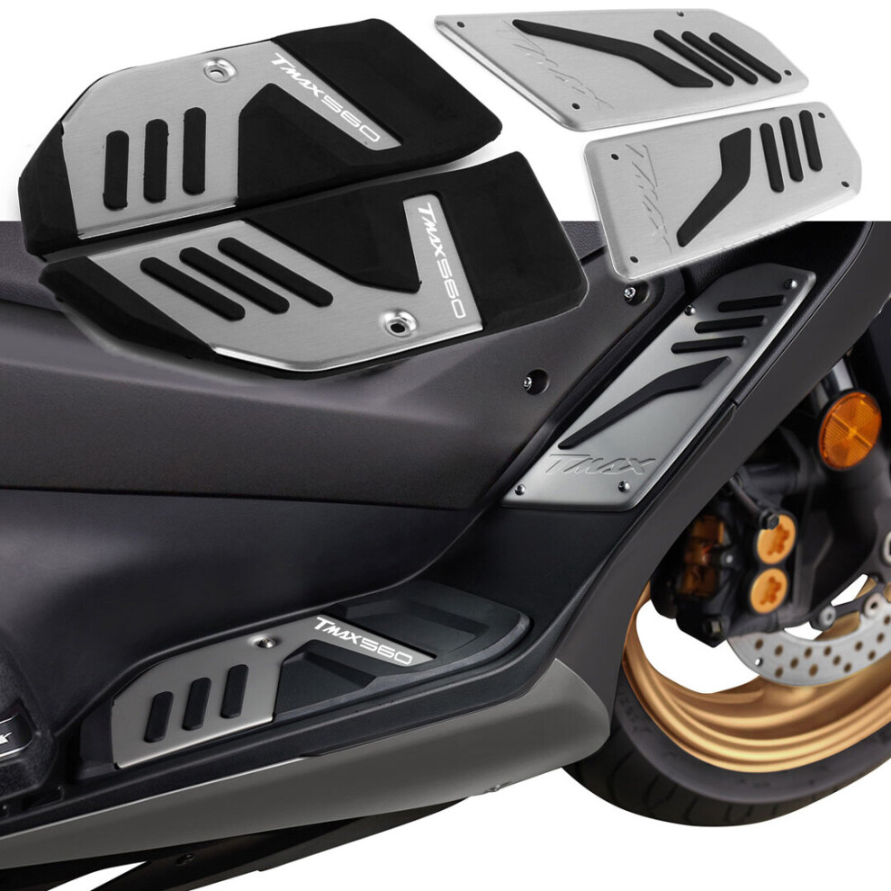 Motorcycle Footboard Steps Motorbike Foot For Yamaha Tmax560 Tmax 560 T-Max 560 Techmax 2019 2020 2021 Footrest Pegs Plate Pads 5063131215526