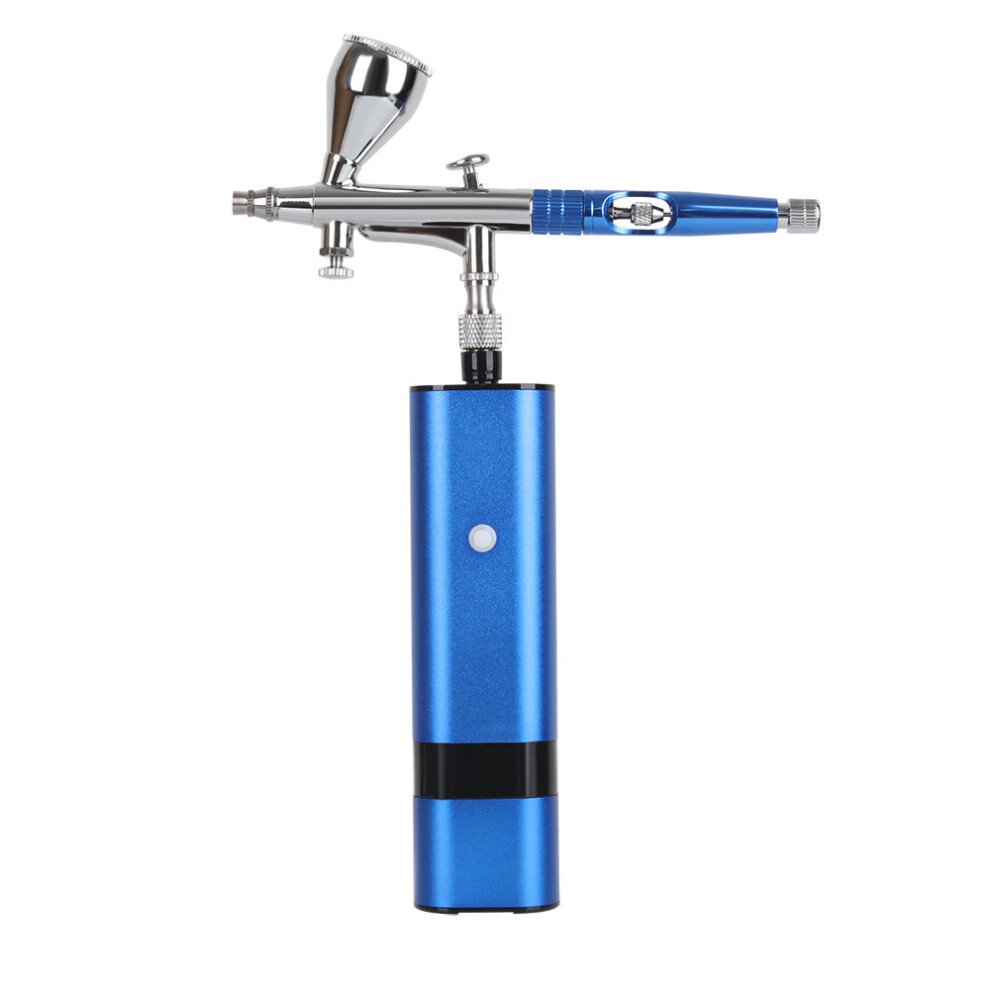 Double Action Airbrush Kit With Compressor High Stable Pressure Compatible Mini Pump Cup Replaceable For Cake Paint Art Tattoo 5063131287400