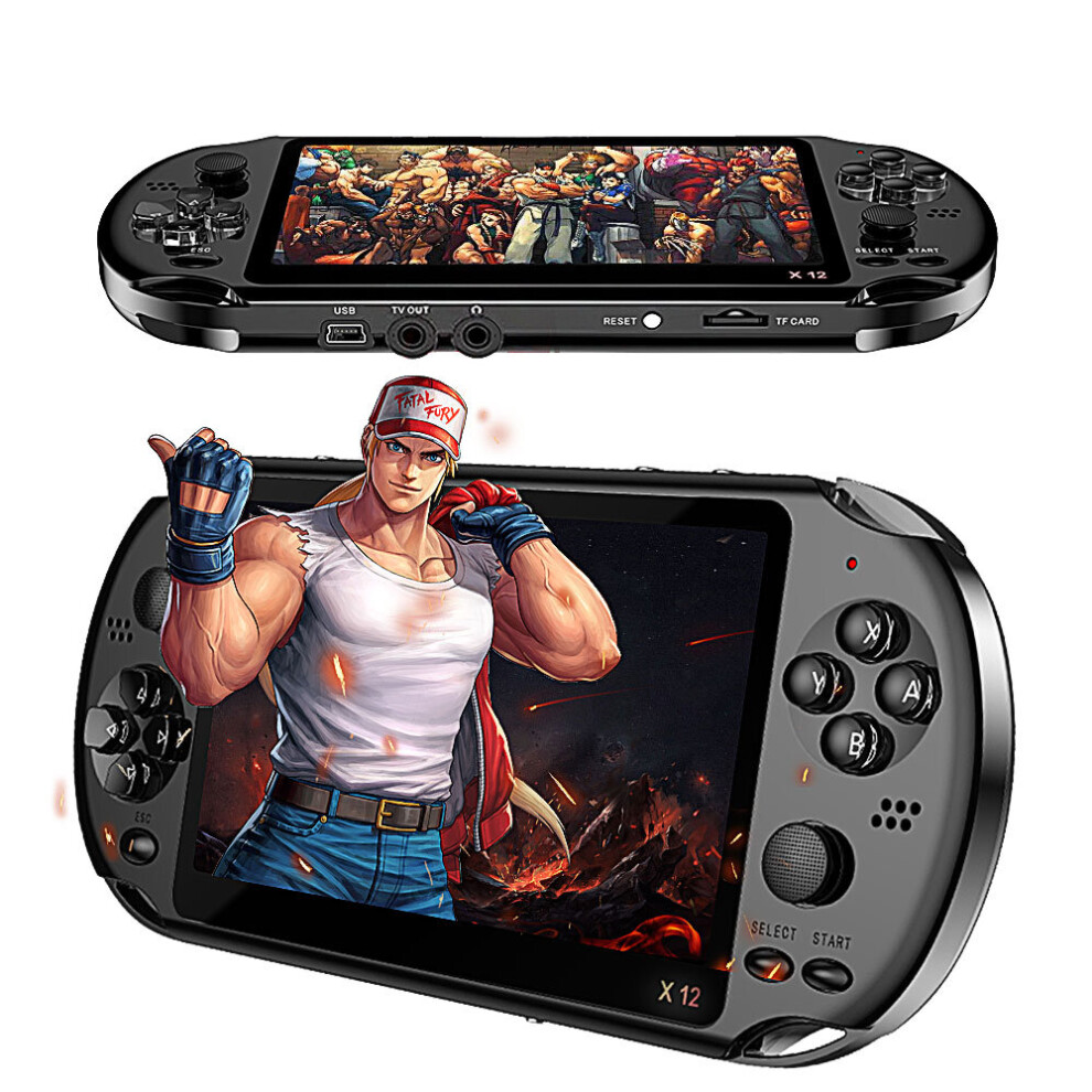 X12 Game Video Games Handheld Game Console For Psp Retro Dual Rocker Joystick 5.1 Inch Screen Tv Game Player For Sfc/Gba/Nes/Bin 5063131995053