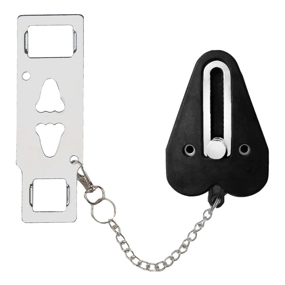 Portable Door Lock Safety Latch Door Stopper Security Home Hotel Apartment Travel Room Self Defense Anti Theft House Door Locks 5063131239980