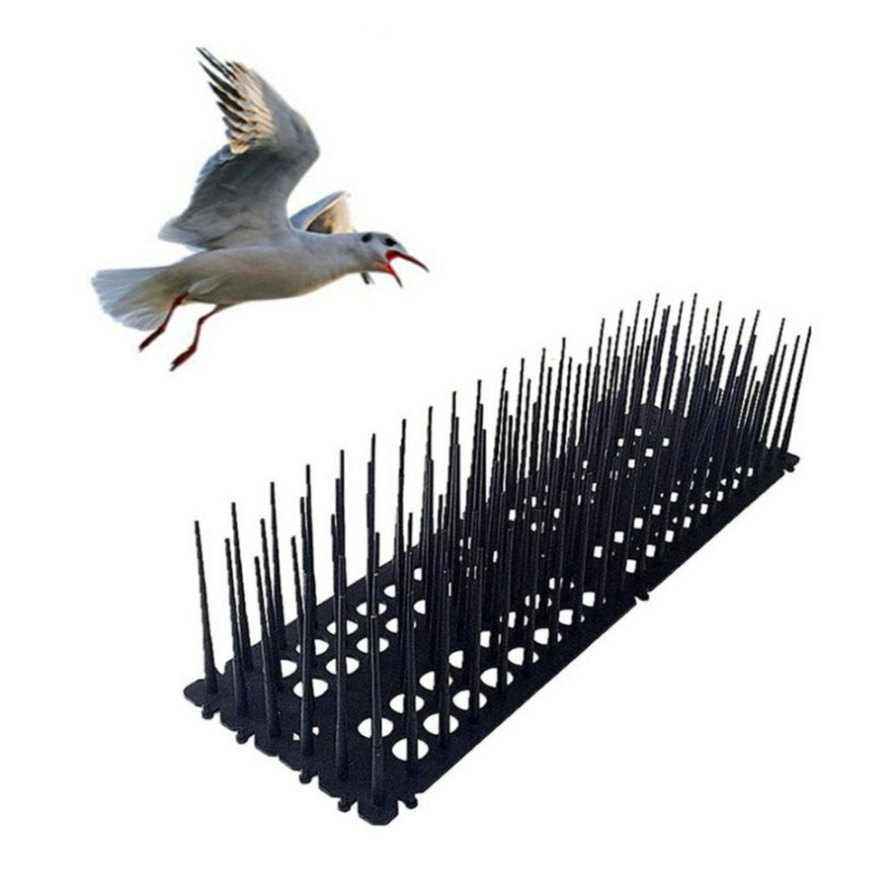 2Pcs Bird Spikes Fence Cat Defender Plastic Fence Wall Spikes For Keep Off Birds Pigeons Anti Pigeon Spike Pest Control Garden 5063131243475