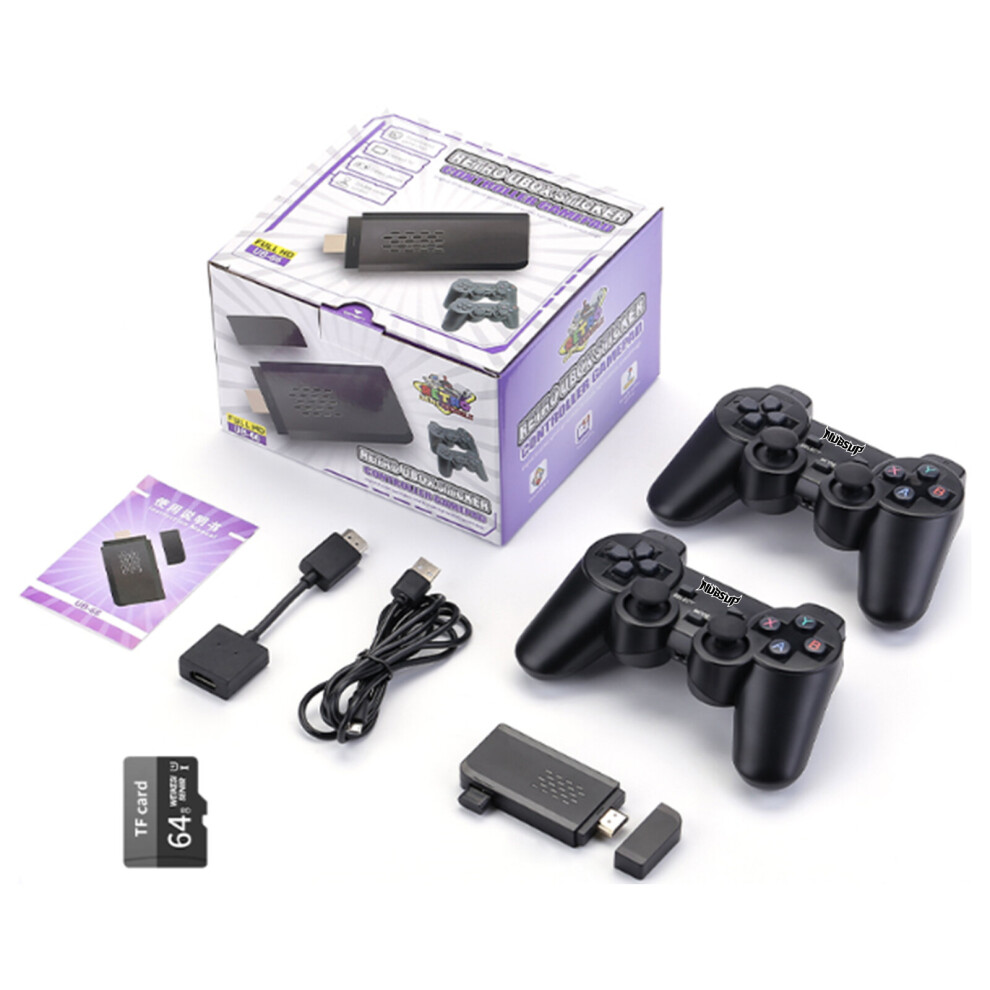 Iwohl Ub-66 Video Game Console 4K Hdmi-Compatible Game Stick Built In 10000 Retro Game Tv Dendy Console Support For Ps1/Fc/Gba 5063131995084