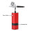 HHC Single Action Airbrush Set Portable Red Compressor Spray Pen With Mini Pump For Makeup Hair Beauty Nail Temporary Tattoos 7