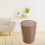 Garbage Bin Solid Wood Waste Bin Household Wastebasket Kitchen Decorative Storage Baskets 3