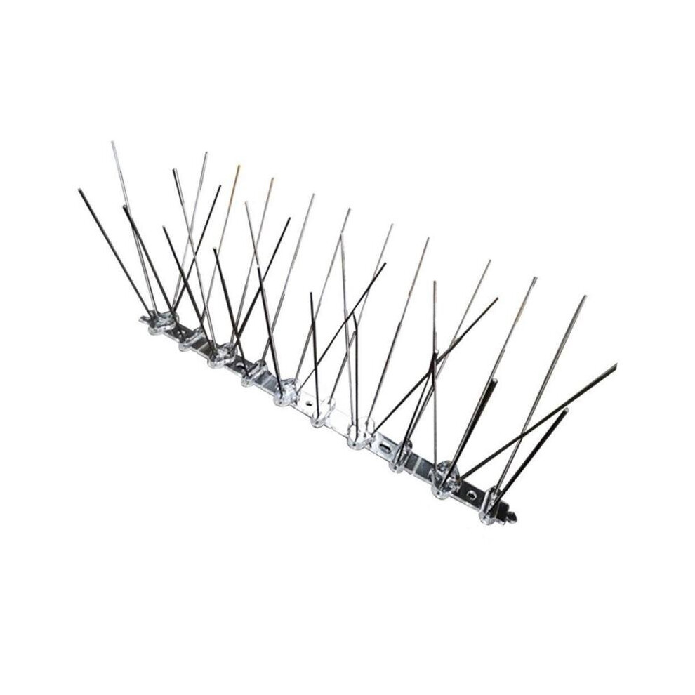 Stainless Steel Repeller Bird And Pigeon Spikes Deterrent Anti Bird Spike Strip Bird Scarer Repeller Deterrent Tool 5063131243499