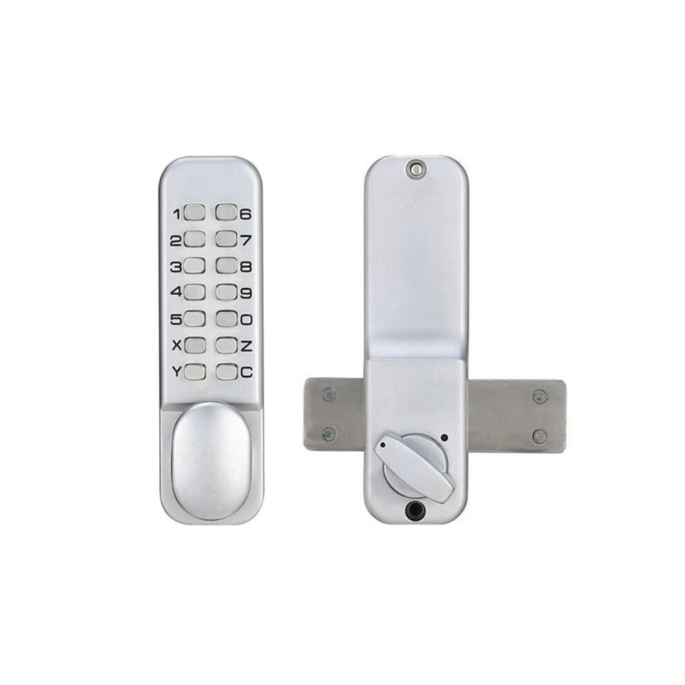 Waterproof Mechanical Digital Door Lock Push Button Keypad Keyless Code Combination Lock Set Intelligent Electronic Lock 5063131240009