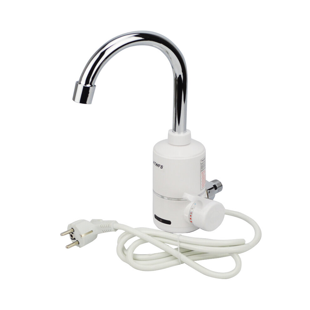 Atwfs 3000W New Instant Hot Water Tap Heater Electric Water Heater Kitchen Water Faucet Instantaneous Christmas Gift 5063131166576