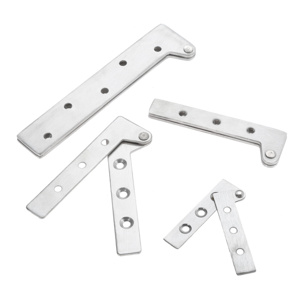 2Pcs Pivot Hinges Offset Knife Hinges Inset Door Stainless Steel 360 Degree Rotating Hinges 5063131250794