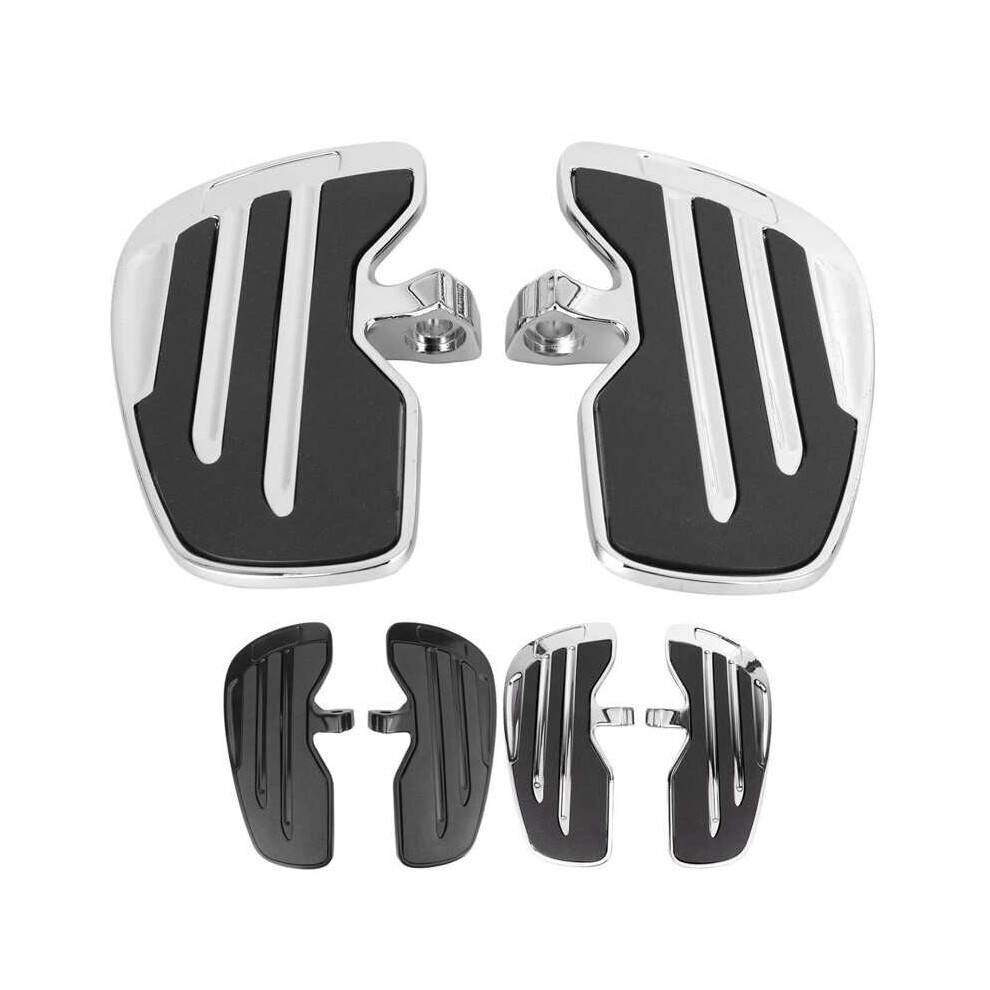Aluminum Front Rider Floorboards Foot Pegs Footboard Fit For Indian Scout / Sixty / Bobber 2015-2021 New 5063131215656