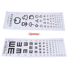 New Eye Chart Letters Art Wall Decal Eyewear Specs Frames Sticker for Hospital Eye Doctor Optometry Optical Shop Door Decor