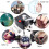 0.3mm Dual Action Airbrush Spray Gun EU US Plug Air Compressor Kit Art Painting Manicure Craft Spray Model Air-brush Nail Tool 3