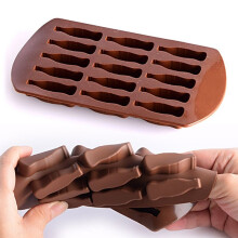 15 Grid Coke Bottle Shape Ice Freezing Mold Tray Ice Cream Maker Popsicle Yogurt DIY Mould Available Reusable Tool for Summer Pa