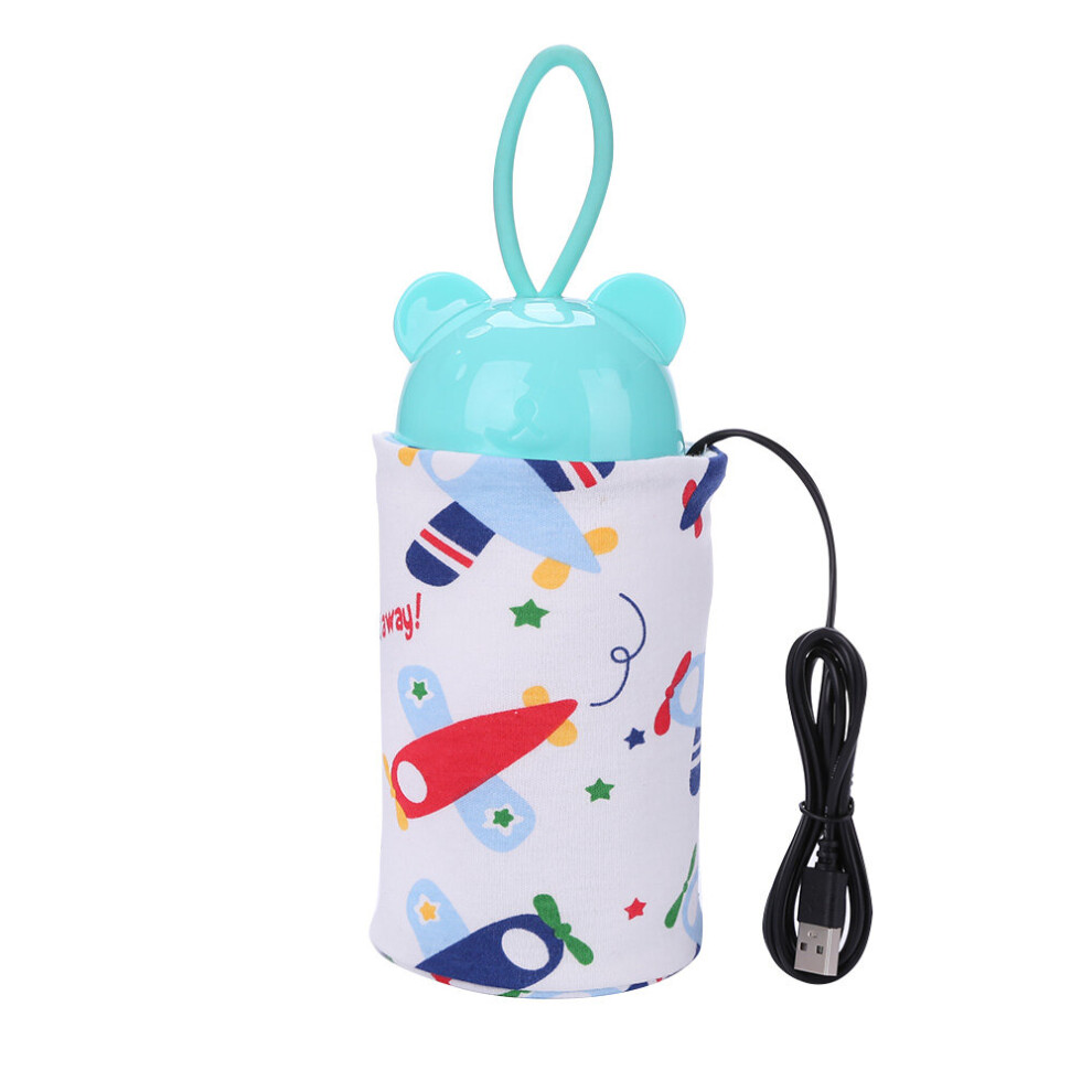Portable Baby Bottle Warmer Heater Cotton Printed Infant Feeding Milk Cup Usb Bottle Storage Bag Warmer Baby Feeding Tools Wejoy