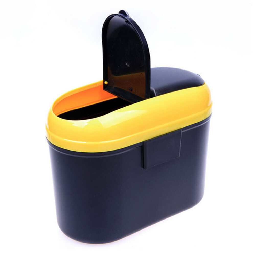 Garbage Bag For Car Car Garbage Bin Trash Can Storage Box Car Debris Bucket Plastic Waste Bin Double Open Waste Container 5063131186963