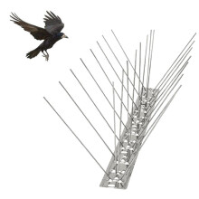 50CM Stainless Steel Defender Spikes Bird Blinder Pigeon Bird Spikes Kit Garden Orchard Fence Bird Spikes Catcher