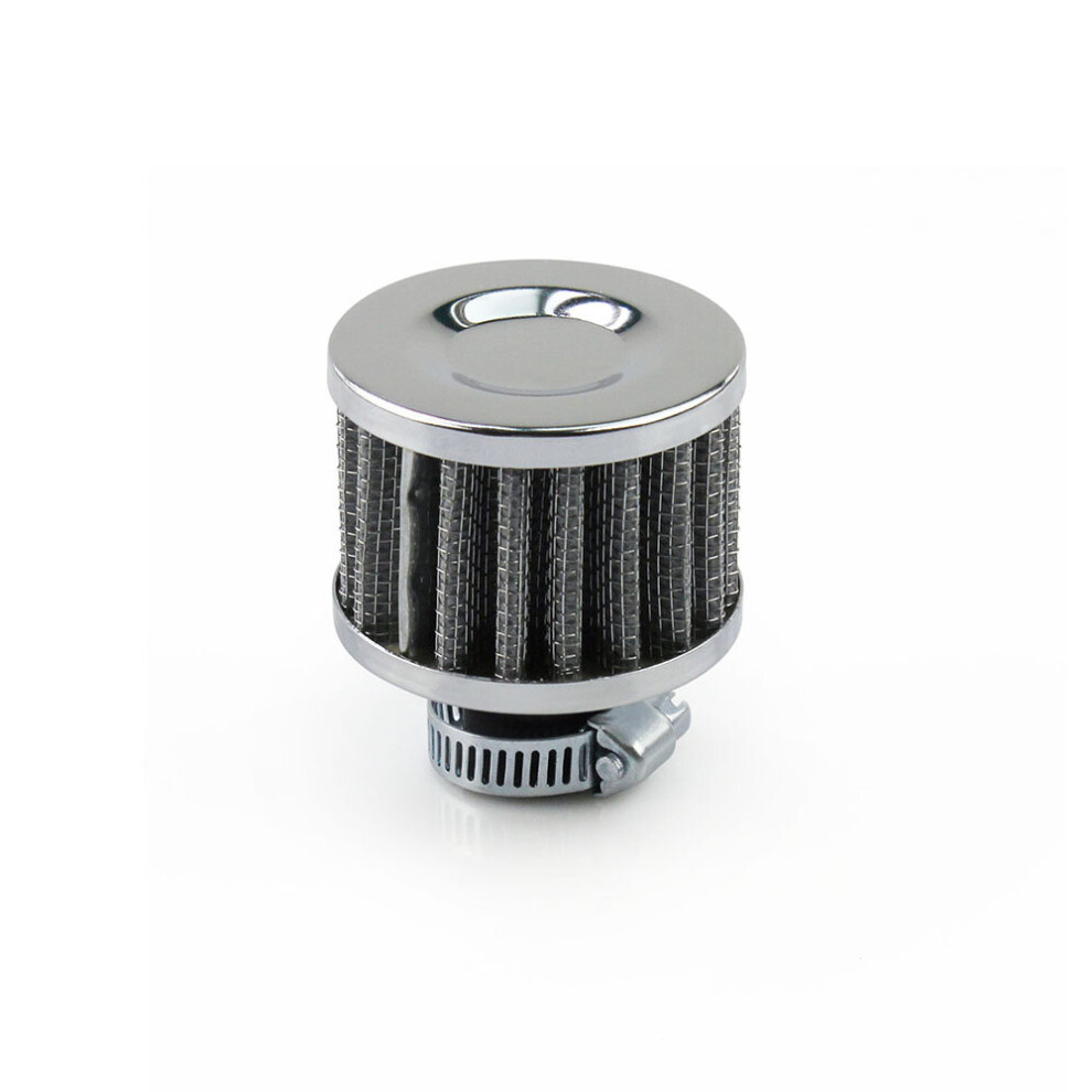 18Mm 12Mm Car Air Filter For Motorcycle Cold Air Intake High Flow Crankcase Vent Cover Mini Breather Filters Universal 5063131258080
