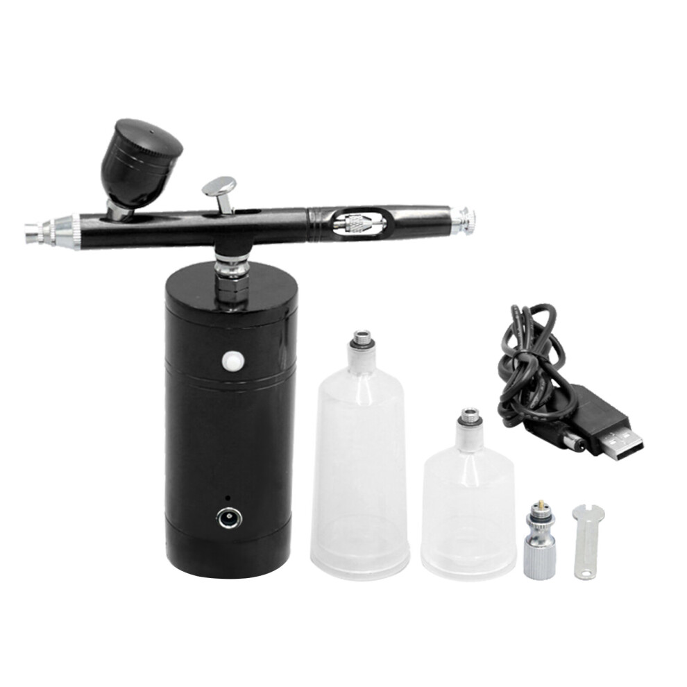 Rechargeable Usb Airbrush Kit Airbrush Compressor Spray Pump Dual Action Handheld Airbrush Gun For Fx Makeup Tattoo Painting 5063131287578
